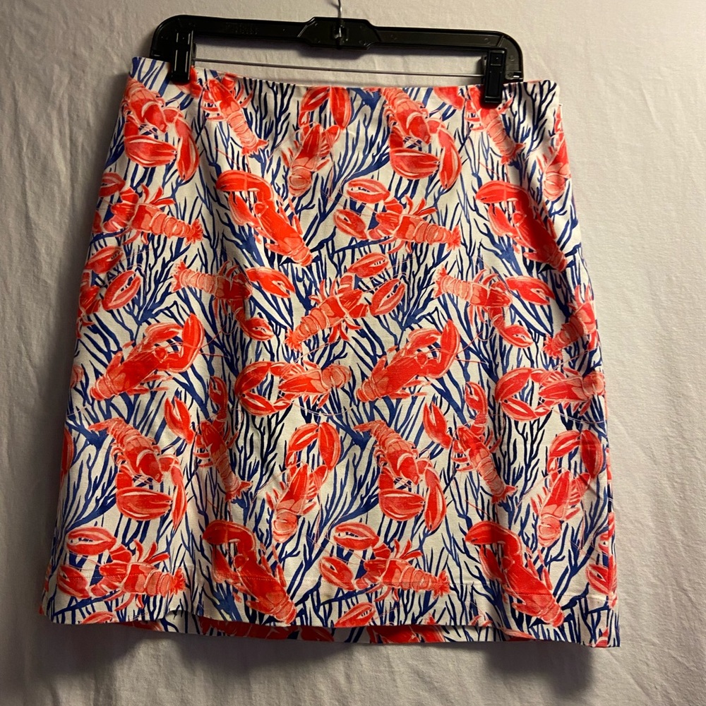 Talbots lobster print skirt